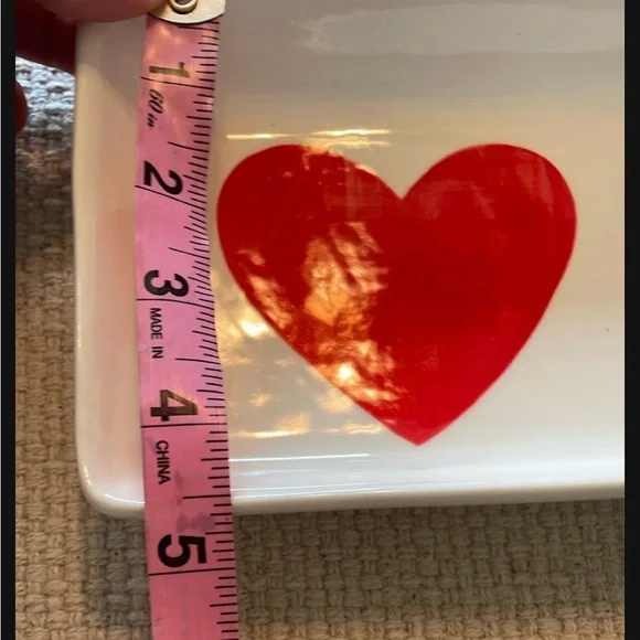 New Pottery Barn Heart Tray - Picture 4 of 6